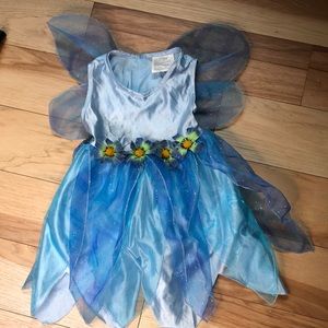 Fairy princess dress with detachable wings